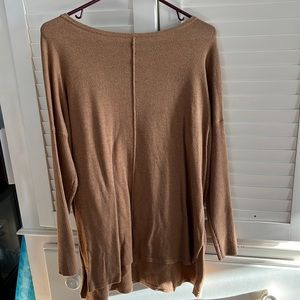 Style&co camel colored sweater Sz M